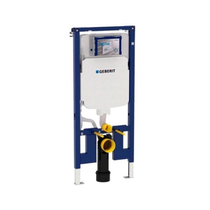 Εικόνα της Καζανάκι Εντοιχισμού Geberit Sigma 111.796.00.1 Γυψοσανίδας (8cm) Για Κρεμαστή Λεκάνη