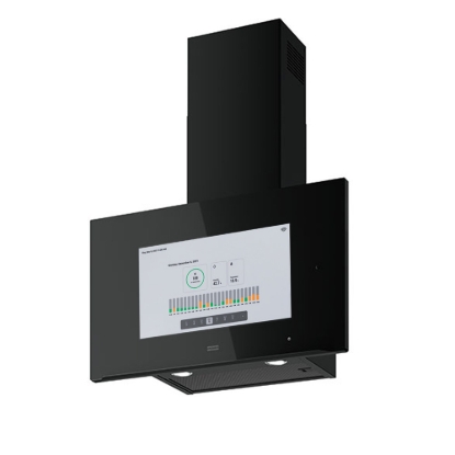 Εικόνα της Απορροφητήρας Franke AQ Sense FKAS A80 BK Μαύρο Κρύσταλλο Καμινάδα 80cm 3105001095