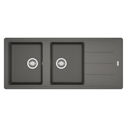 Εικόνα της Νεροχύτης Franke Basis BFG 621 (116x50) Stone Grey 3145512171