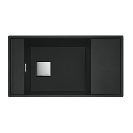 Εικόνα της Νεροχύτης Υποκαθήμενος Franke Fresno FSG 211-86 (86x45,8) Black Matt 3142101250