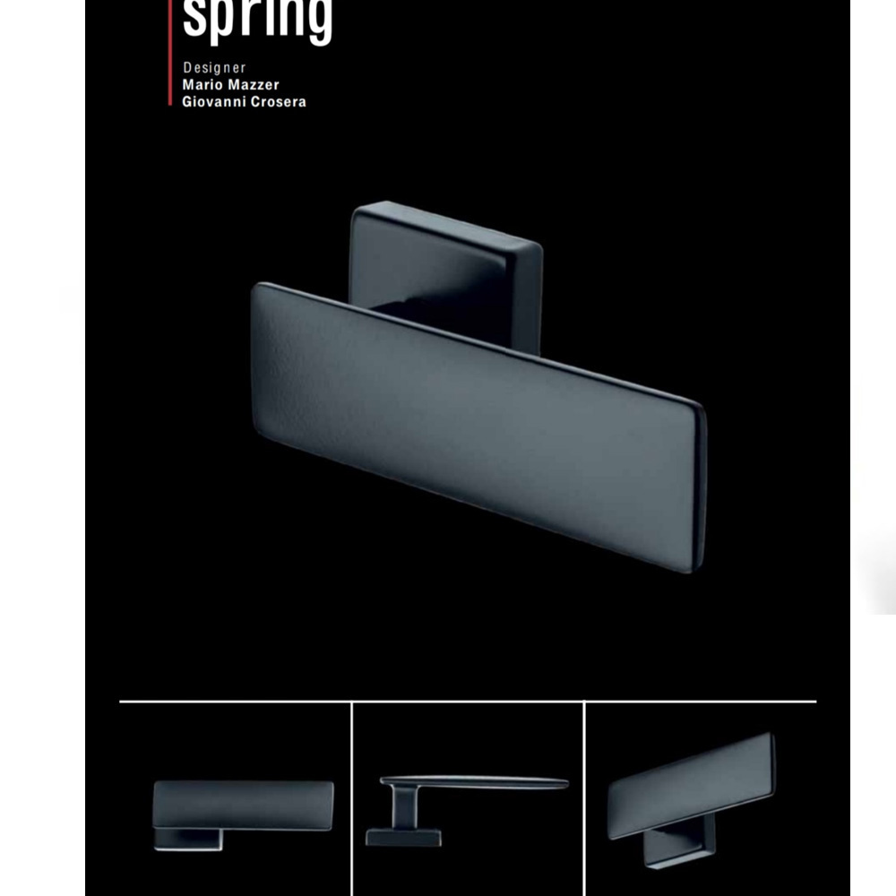 Εικόνα της Πόμολο Μεσόπορτας Με Ροζέτα Manital Spring Ζεύγος Μπρονζέ