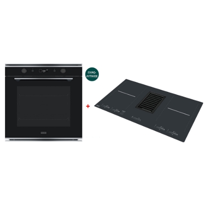 Εικόνα της Φούρνος Franke Mythos FMY 98 P XS 3166301051 + Franke Mythos 2Gether FMY 839 HI Μαύρο Κρύσταλλο 1000001749