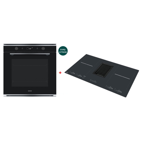 Εικόνα της Φούρνος Franke Mythos FMY 98 P XS 3166301051 + Franke Mythos 2Gether FMY 839 HI Μαύρο Κρύσταλλο 1000001749