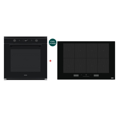 Εικόνα της Φούρνος Franke Mythos Black Steel FMY 98 P BK 3166301052 + Επαγωγική Εστία Franke Mythos FMY 808 I FP BK 3061602053