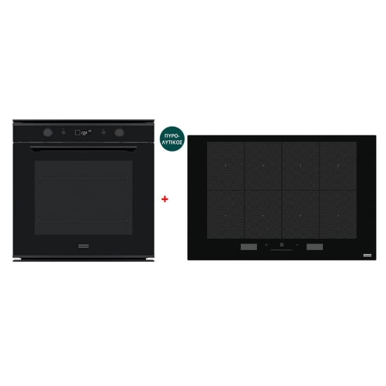 Εικόνα της Φούρνος Franke Mythos Black Steel FMY 98 P BK 3166301052 + Επαγωγική Εστία Franke Mythos FMY 808 I FP BK 3061602053