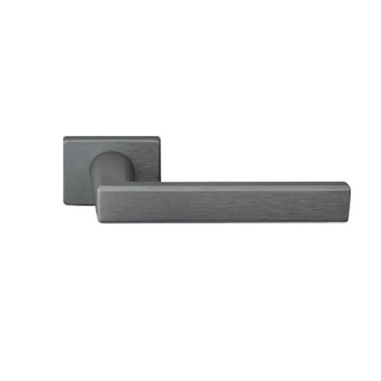 Εικόνα της Πόμολο Μεσόπορτας Με Ροζέτα Arieni Capri Ζεύγος Anthracite