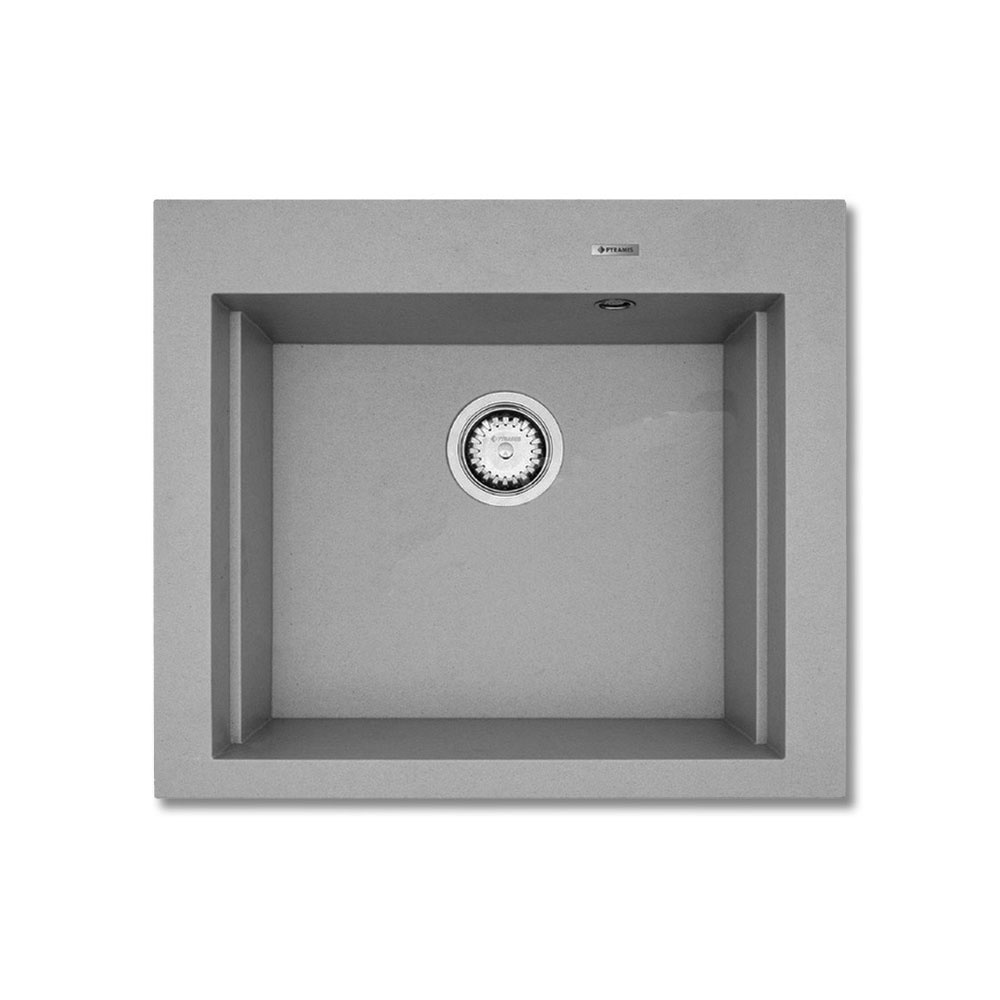 Εικόνα της Νεροχύτης Pyramis Pyragranite Siros (57x51,5) 1B Industrial Grey 070201201