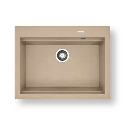 Εικόνα της Νεροχύτης Pyramis Pyragranite Siros (67x51,5) 1B Dark Beige 070201401