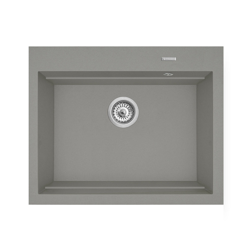 Εικόνα της Νεροχύτης Pyramis Pyragranite Siros (67x51,5) 1B Industrial Grey 070201501