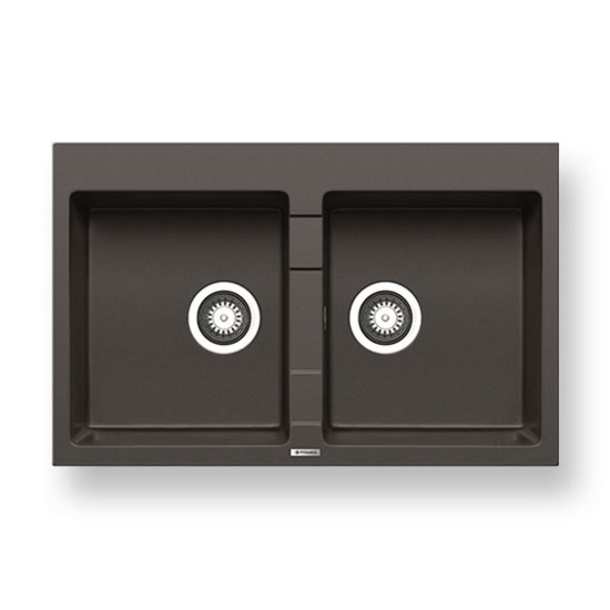 Εικόνα της Νεροχύτης Pyramis Pyragranite Sparta (78x50) 2B Carbon 070201001