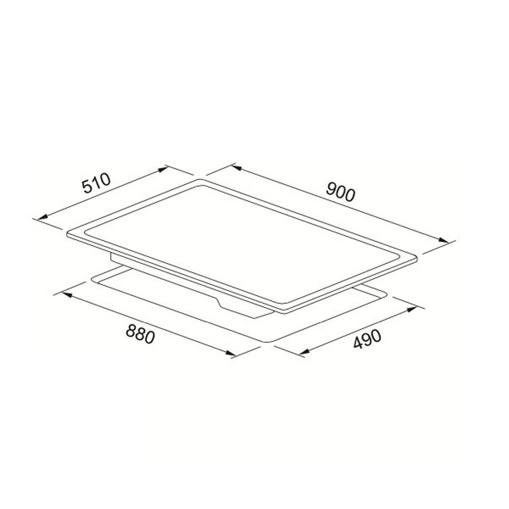 Εικόνα της Αυτόνομη Κεραμική Εστία Franke FRSM 905 C TOD BK 90cm Χωρίς Πλαίσιο 3065101028