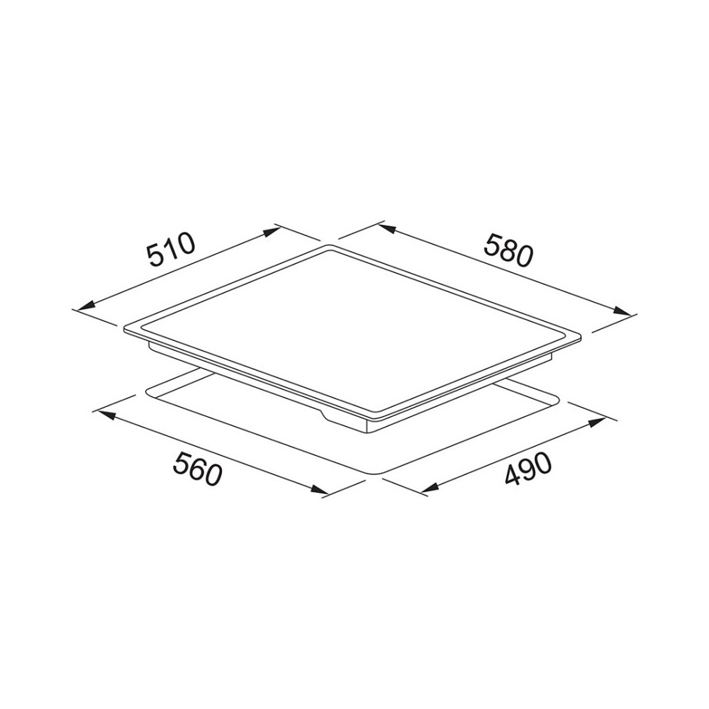 Εικόνα της Αυτόνομη Κεραμική Εστία Franke FRSM 604 C T XS 58cm Με Πλαίσιο 3065101029