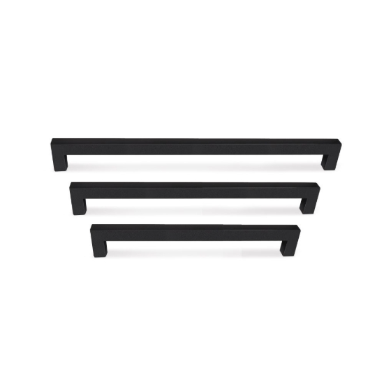 Εικόνα της Λαβές Επίπλων SG 12x12 128mm Black Matt