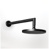 Εικόνα της Ανακλινόμενη Κεφαλή ABS Ø30cm Με Επίτοιχο Μπράτσο 35cm E044044-400 + R50809-400 Black Matt