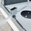 Εικόνα της Καμπίνα Ντουσιέρας Devon Flow Pivot PF80C-100 77-81cm Clean Glass