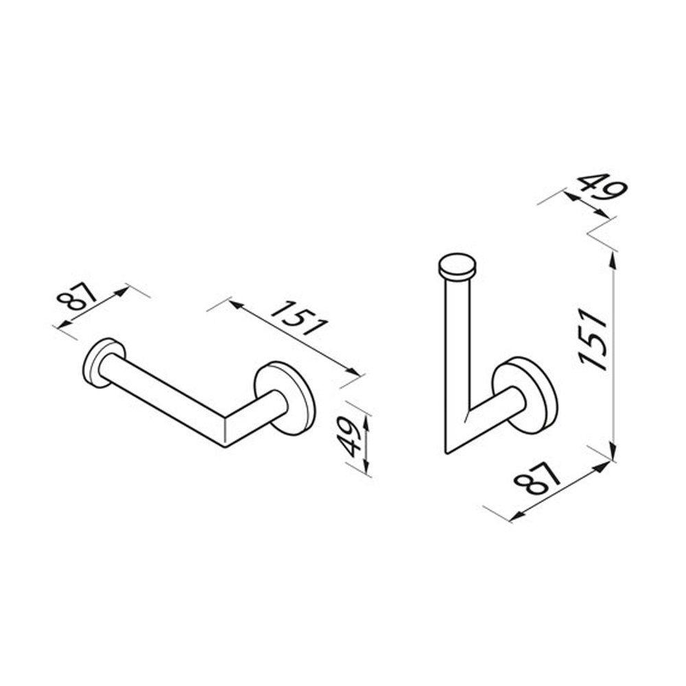 Εικόνα της Χαρτοθήκη Geesa Nemox Inox 6509-110