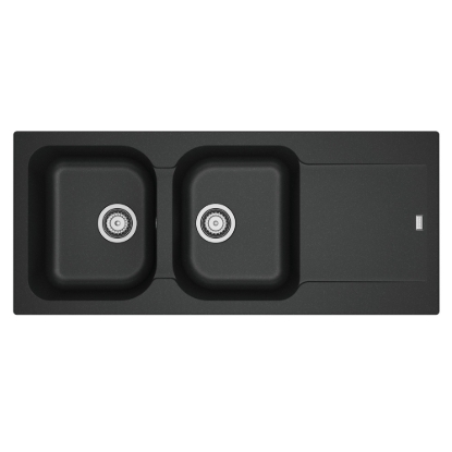 Εικόνα της Νεροχύτης Franke Tectonite Kite Kid 621 (116x50) Black 3142101265