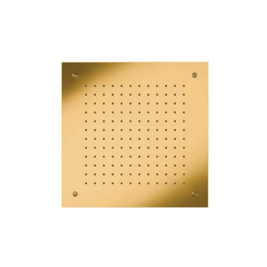 Εικόνα της Κεφαλή Εντοιχισμού Οροφής 1 Ροής 38x38cm Almar Square Temptation E044046-211 Gold Brushed PVD