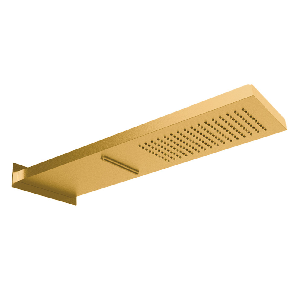 Εικόνα της Επίτοιχη Κεφαλή 2 Ροών 19,2x5,5cm Almar Smart Shower Head E044199-211 Gold Brushed PVD