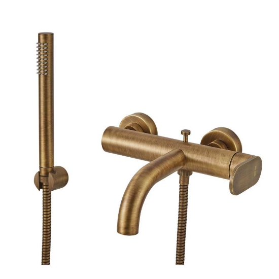 Εικόνα της Μπαταρία Λουτρού Armando Vicario Slim 500100-221 Antique Brass