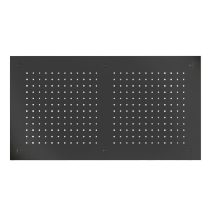 Εικόνα της Κεφαλή Εντοιχισμού Οροφής 1 Ροής 70x38cm Almar Rectangular Temptation E044088-411 Black Brushed PVD