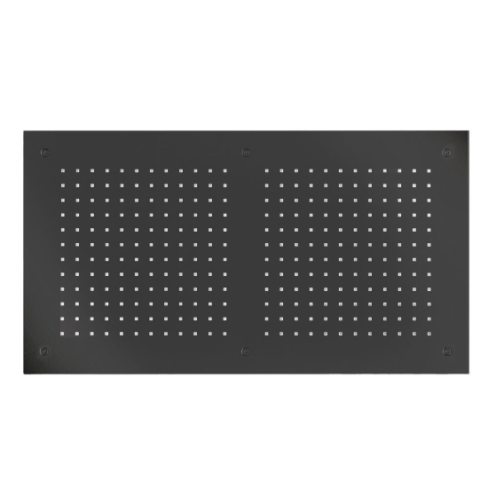 Εικόνα της Κεφαλή Εντοιχισμού Οροφής 1 Ροής 70x38cm Almar Rectangular Temptation E044088-411 Black Brushed PVD