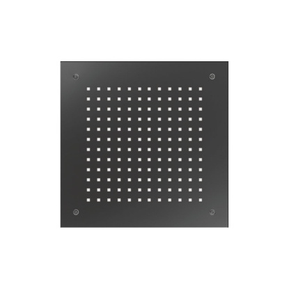 Εικόνα της Κεφαλή Εντοιχισμού Οροφής 1 Ροής 38x38cm Almar Square Temptation E044046-411 Black Brushed PVD