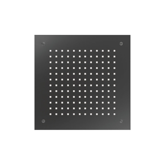 Εικόνα της Κεφαλή Εντοιχισμού Οροφής 1 Ροής 38x38cm Almar Square Temptation E044046-411 Black Brushed PVD