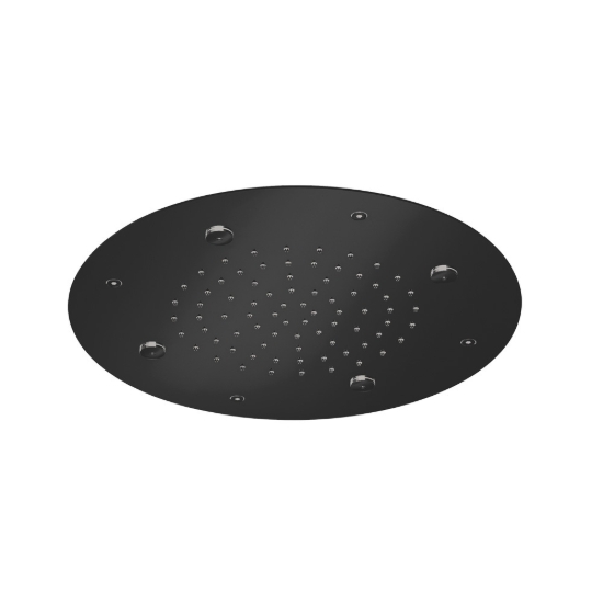 Εικόνα της Κεφαλή Εντοιχισμού Οροφής 2 Ροών Ø38cm Round Mist Temptation E044219-411 Black Brushed PVD