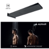 Εικόνα της Επίτοιχη Κεφαλή 2 Ροών 19,2x5,5cm Almar Smart Shower Head E044199-411 Black Brushed PVD