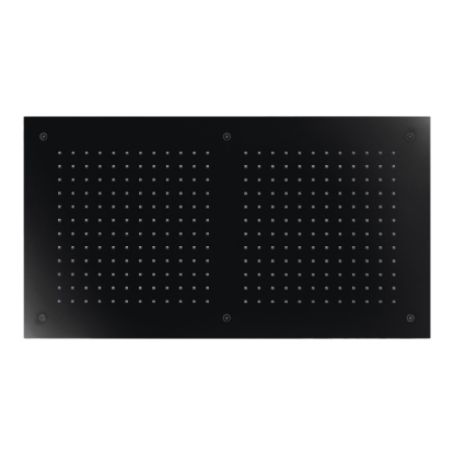 Εικόνα της Κεφαλή Εντοιχισμού Οροφής 1 Ροής 70x38cm Almar Rectangular Temptation E044088-400 Black Matt