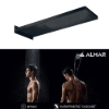 Εικόνα της Επίτοιχη Κεφαλή 2 Ροών 19,2x5,5cm Almar Smart Shower Head E044199-400 Black Matt