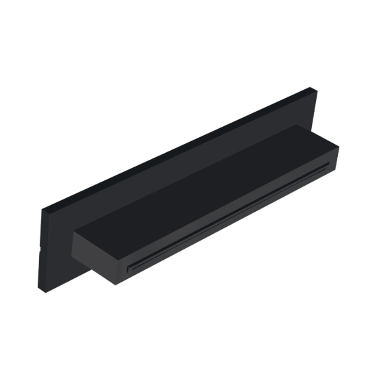 Εικόνα της Επίτοιχος Καταράχτης 34,6x8cm Almar XL-Waterfall Shower Head E044273-400 Black Matt