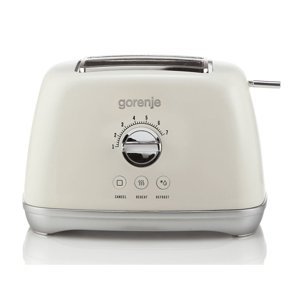 Εικόνα της Φρυγανιέρα 2 Θέσεων Gorenje Retro T900RL-728259 1000W Μπεζ 040052201