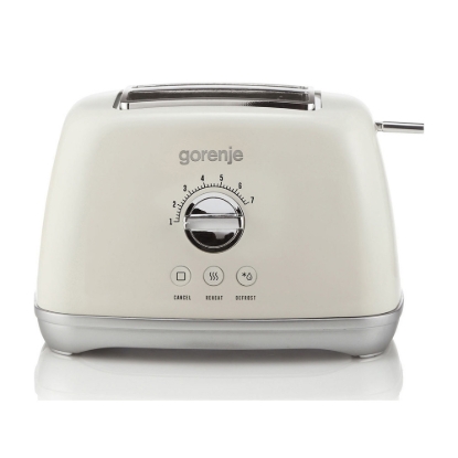 Εικόνα της Φρυγανιέρα 2 Θέσεων Gorenje Retro T900RL-728259 1000W Μπεζ 040052201