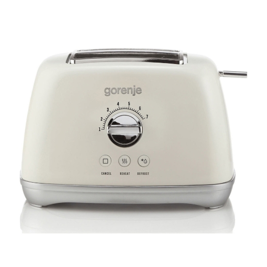 Εικόνα της Φρυγανιέρα 2 Θέσεων Gorenje Retro T900RL-728259 1000W Μπεζ 040052201