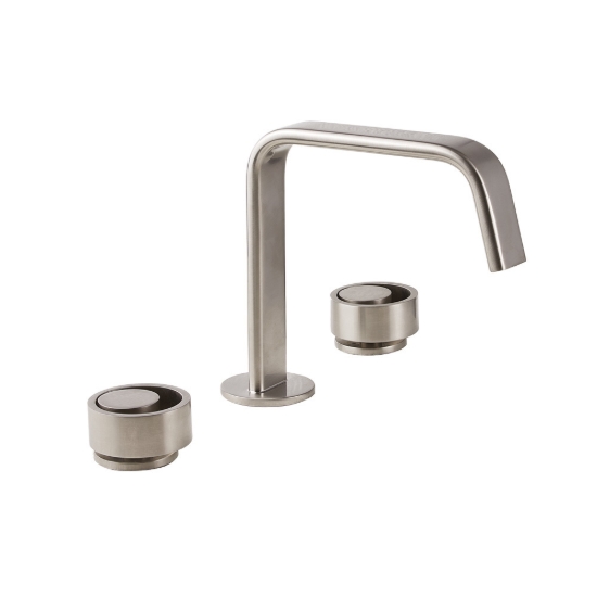 Εικόνα της Μπαταρία Νιπτήρος 3 οπών Armando Vicario Halo 515043-110 Inox