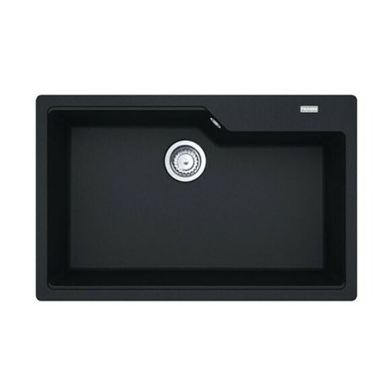 Εικόνα της Νεροχύτης Franke Urban UBG 610-78 GSC (78x50) Matt Black 3147101127