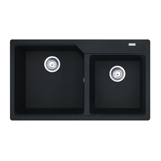 Εικόνα της Νεροχύτης Franke Urban UBG 620-86 GSC (86x50) Matt Black 3147101157