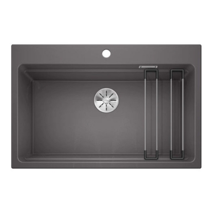 Εικόνα της Νεροχύτης Blanco Etagon 8 Silgranit 78x51cm Rock Grey 525188