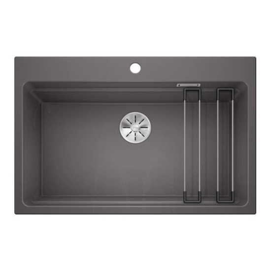 Εικόνα της Νεροχύτης Blanco Etagon 8 Silgranit 78x51cm Rock Grey 525188