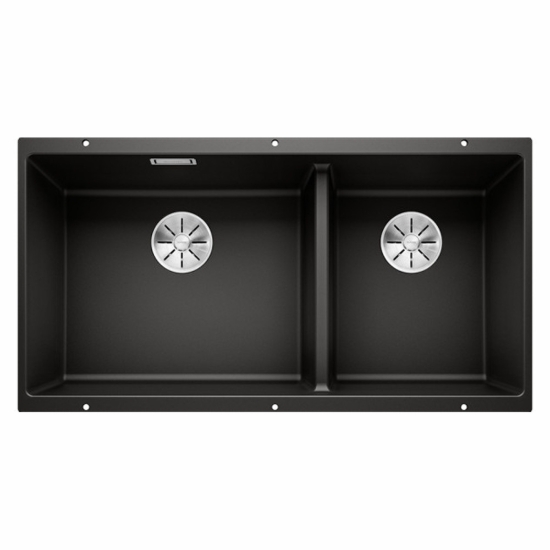 Εικόνα της Νεροχύτης Υποκαθήμενος Blanco Subline 480/320-U Silgranit 85,5x46cm Black 525993