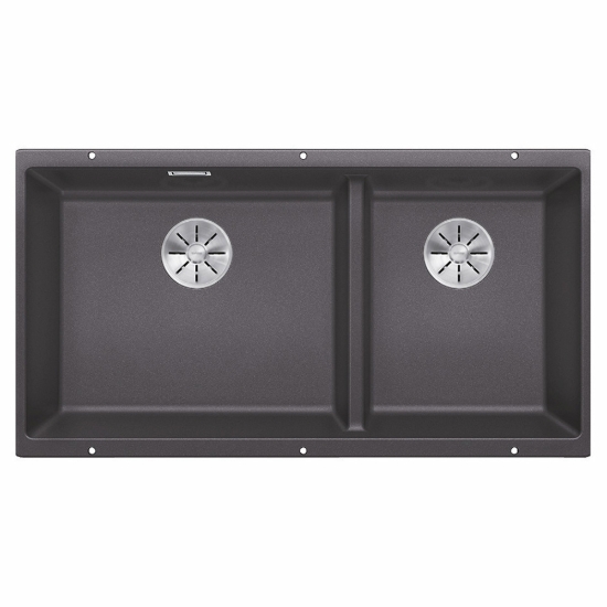 Εικόνα της Νεροχύτης Υποκαθήμενος Blanco Subline 480/320-U Silgranit 85,5x46cm Rock Grey 523585