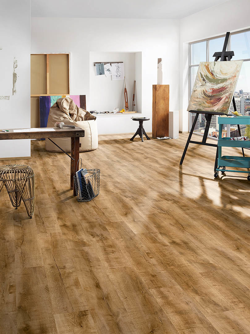 Εικόνα της Δάπεδο Laminate Krono Original Castello 8mm K462 GOLD VOLCANO OAK