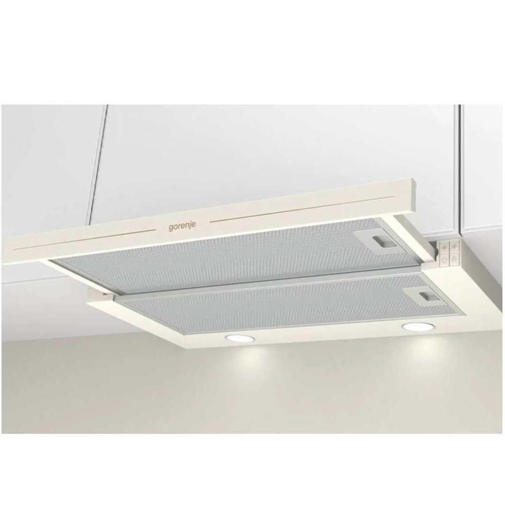 Εικόνα της Απορροφητήρας Gorenje BHP62CLI-731612 Μπεζ Συρόμενος 60cm 065038301