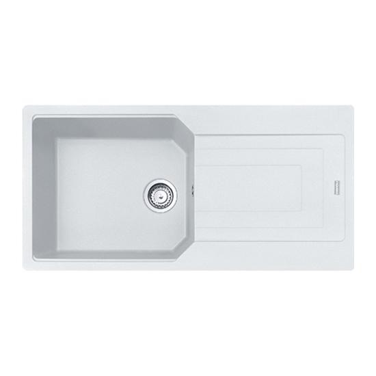 Εικόνα της Νεροχύτης Franke Urban UBG 611-100 GSC (100x50) Polar White 3147101136