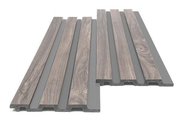 Εικόνα της PS PANEL Με 3D Πηχάκια 00 Piano 12/122/2900mm Walnut/Dark Grey 7-27-AP009-00