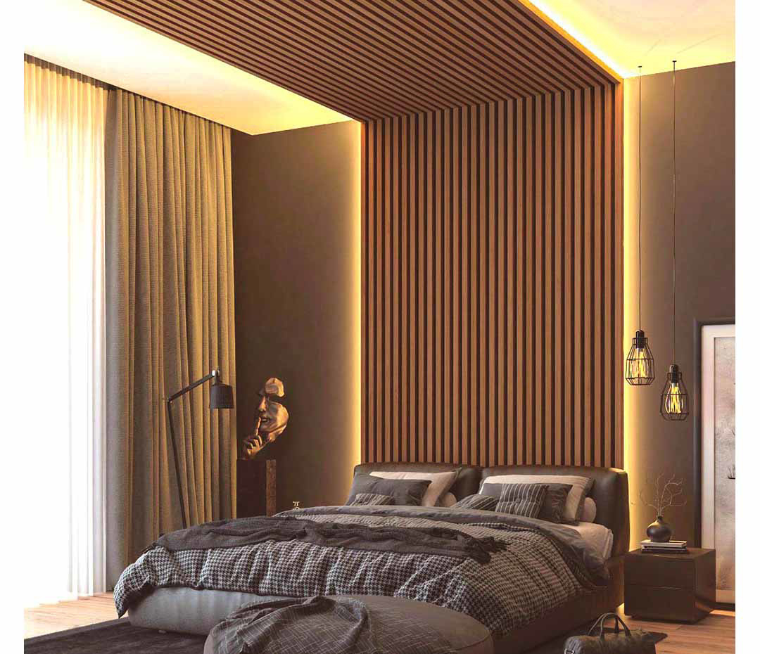 Εικόνα της PS PANEL Με 3D Πηχάκια 11 Piano 12/122/2900mm GOLDEN OAK/D.BROWN