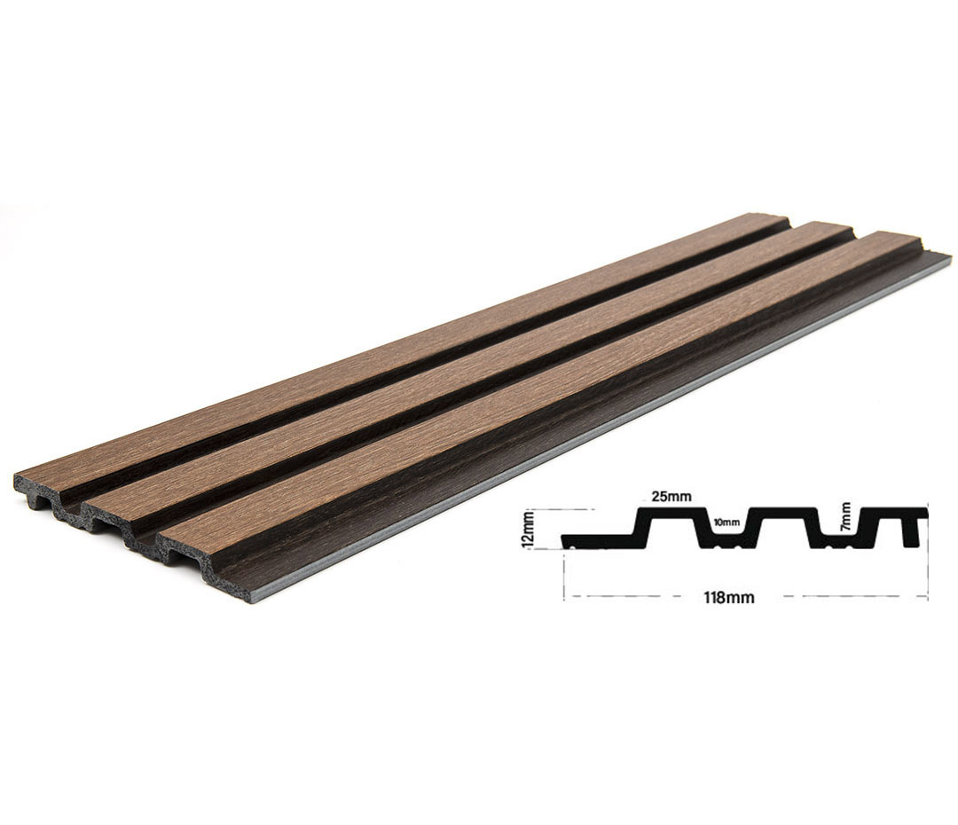 Εικόνα της PS PANEL Με 3D Πηχάκια 11 Piano 12/122/2900mm GOLDEN OAK/D.BROWN