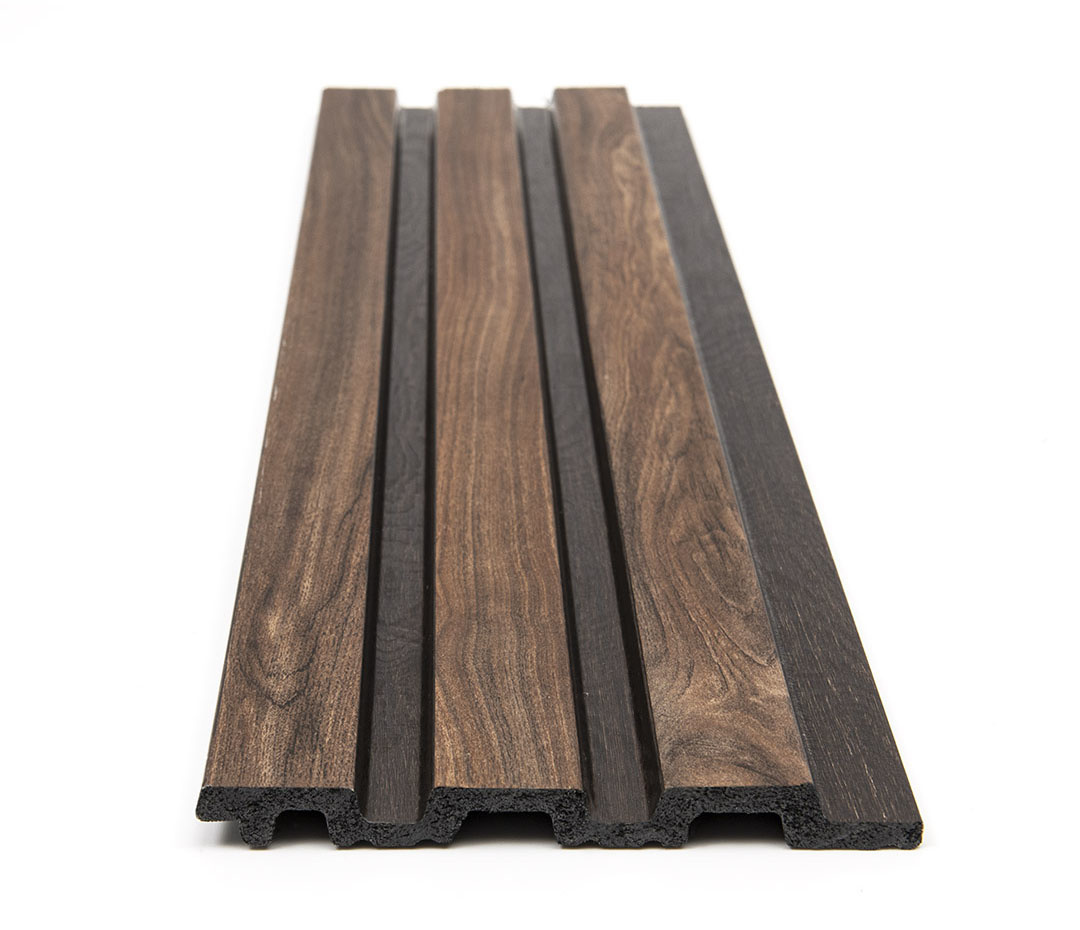 Εικόνα της PS PANEL Με 3D Πηχάκια 54 Piano 12/122/2900mm WALNUT/DARK BROWN 7-27-AP009-54
